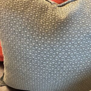 Set of 2 gray modern pattern, throw pillows